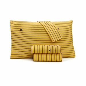 TOMMY HILFIGER QUEEN SHEET SET Style: THE GLOBAL OXFORD STRIPE.